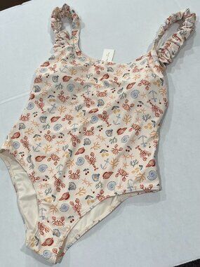 Women - XL - NWT Rylee + Cru Scrunch One-Piece Swimsuit in Nautical